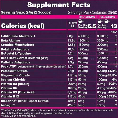 10X Athletic Extreme Stim Pre Workout 50 Servings mad mandarin