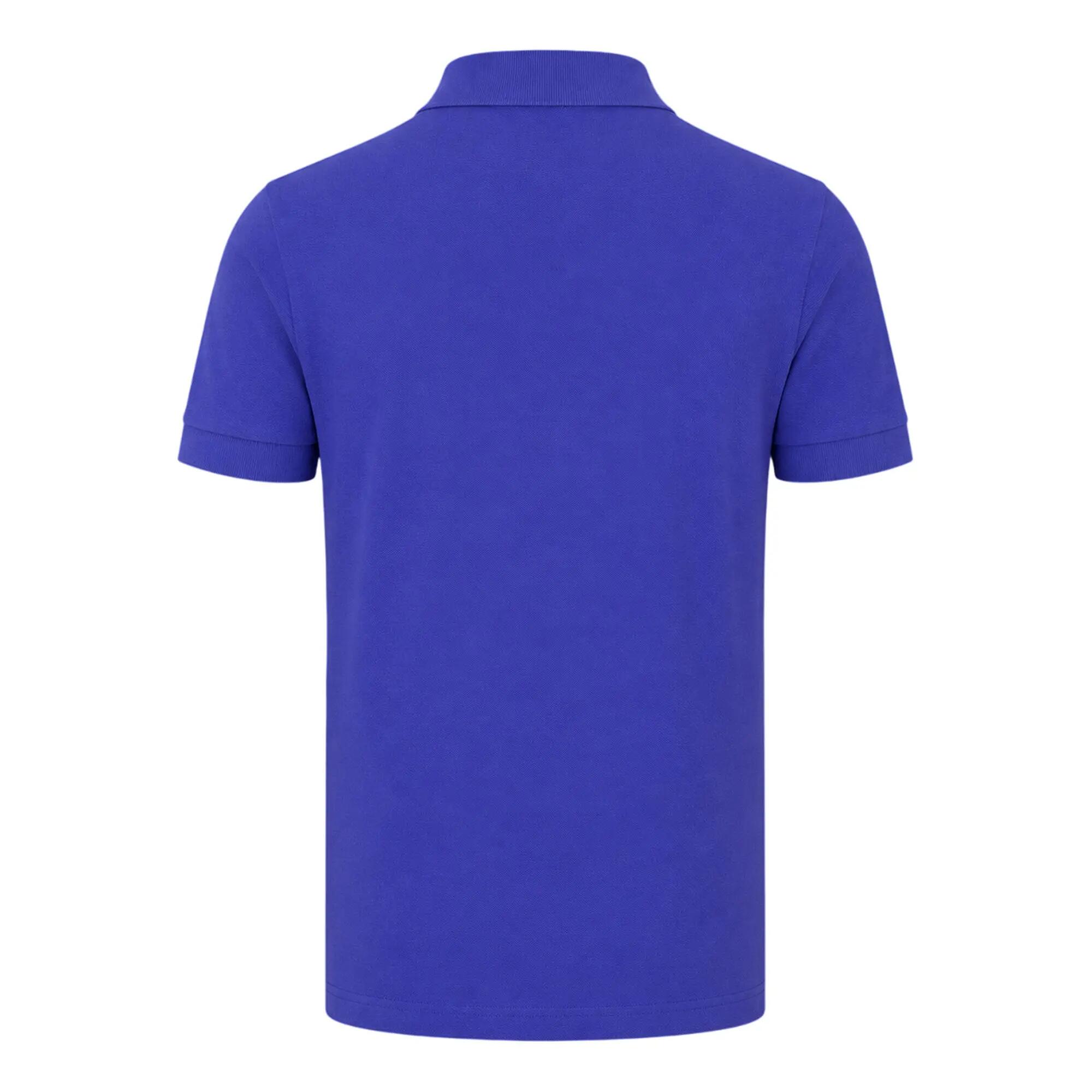 Maglietta Polo Cotone Uomo Boss Firenze Viola Scuro 2/2