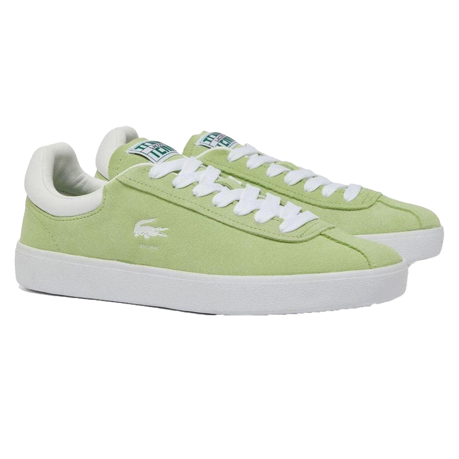 "Baseshot" Sneaker für , Wildleder Damen Grün/Weiß 3/4