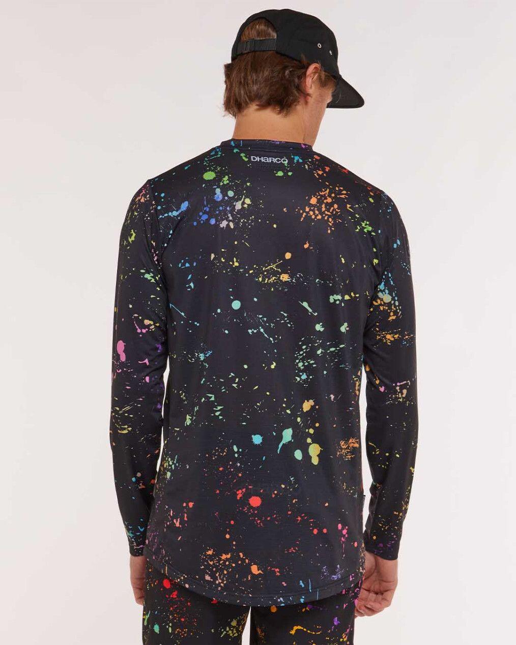 Maillot de manga larga Dharco Race Negro/Multicolor 3/7