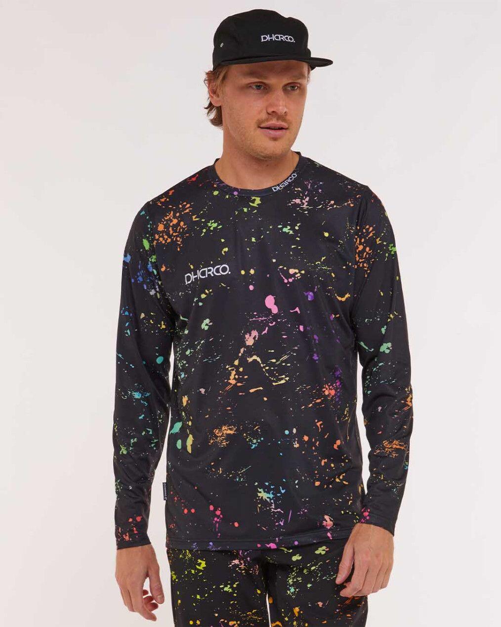 Maillot de manga larga Dharco Race Negro/Multicolor 2/7