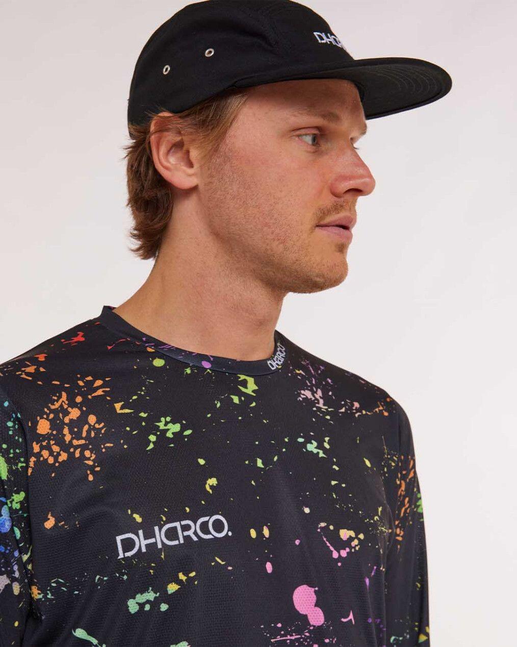 Maillot de manga larga Dharco Race Negro/Multicolor 5/7