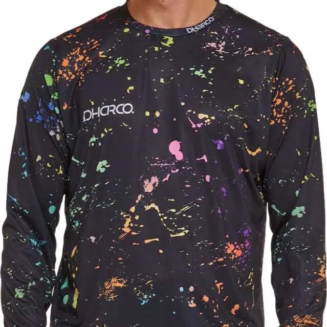 Dharco Race Long Sleeve Jersey Black/Multicolor