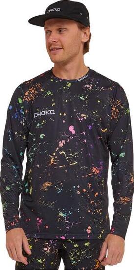 Dharco Race Long Sleeve Jersey Black/Multicolour