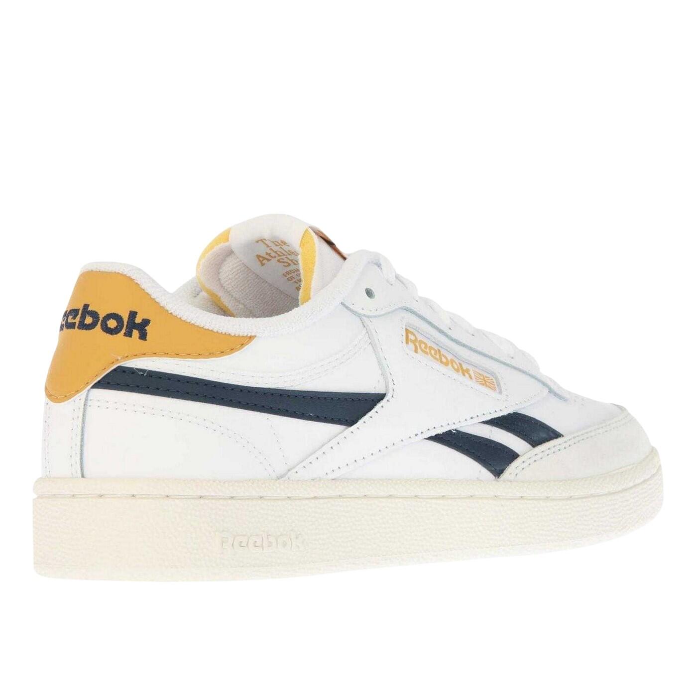 Scarpe Sportive PiattaUomo Reebok Club C Revenge Bianco Blu Navy 2/4