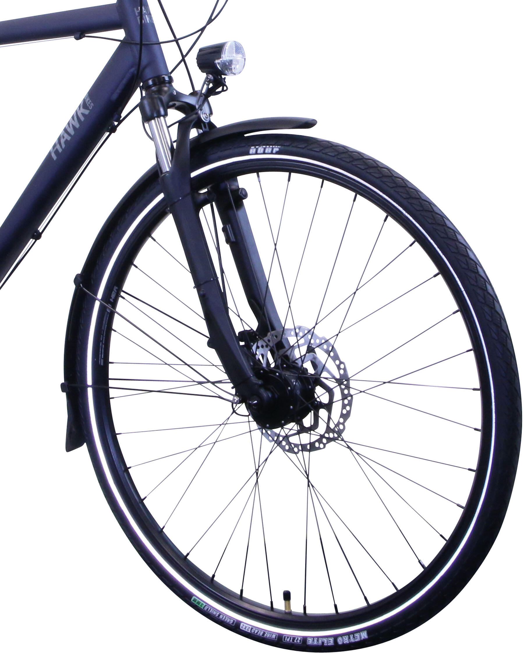 HAWK Trekking Fahrrad Gent Deluxe Ocean Blue 28 Zoll 20-Gang inklusive Tasche 3/6