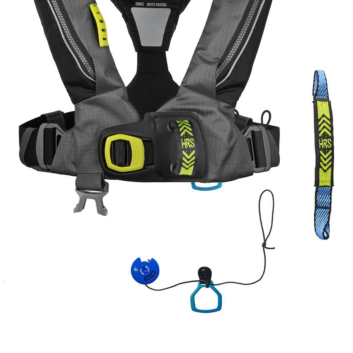 Chaleco salvavidas automático Deckvest 6D 275N con sistema HRS, negro 3/5