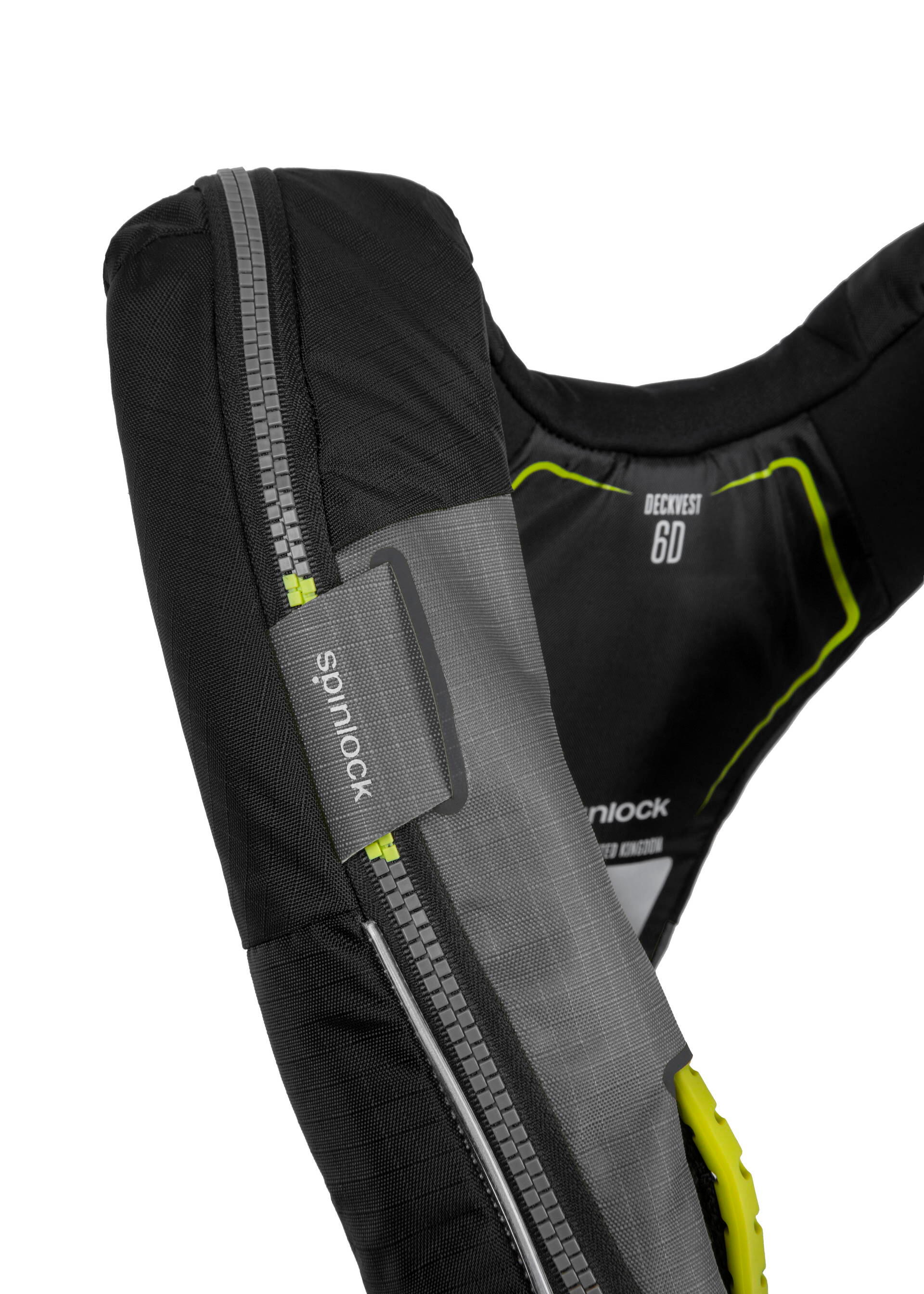 Chaleco salvavidas automático Deckvest 6D 275N con sistema HRS, negro 5/5