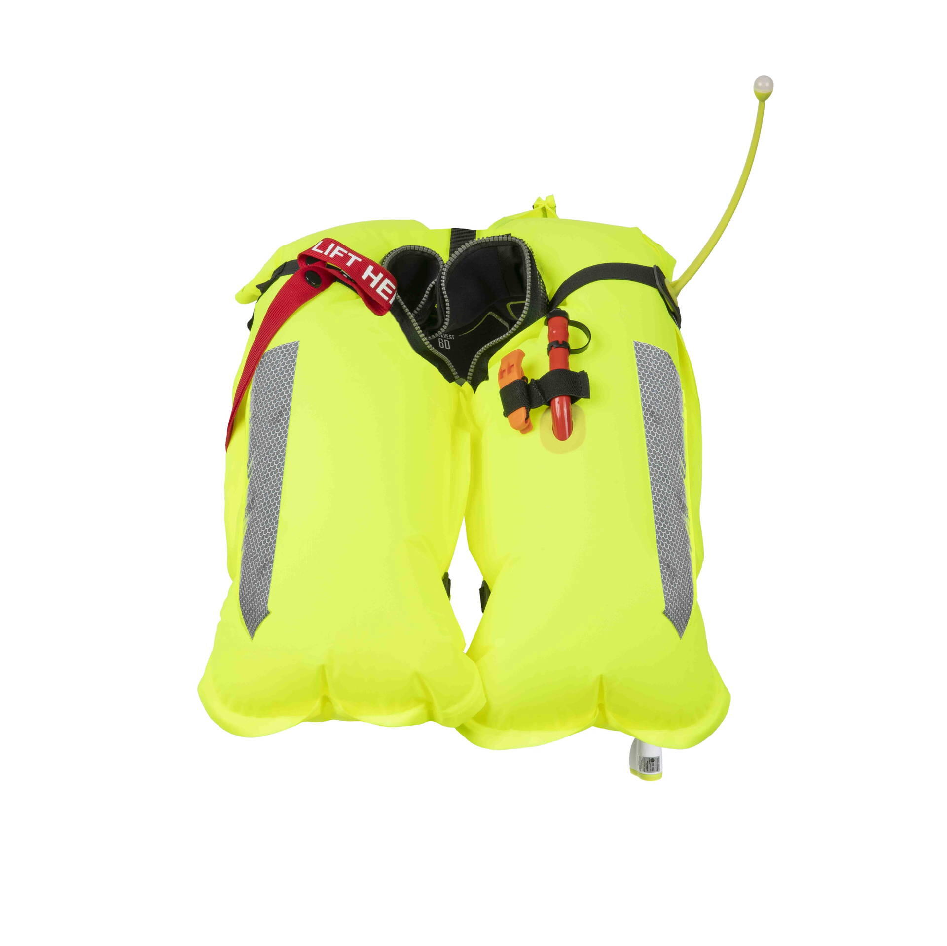Chaleco salvavidas automático Deckvest 6D 275N con sistema HRS, negro 4/5