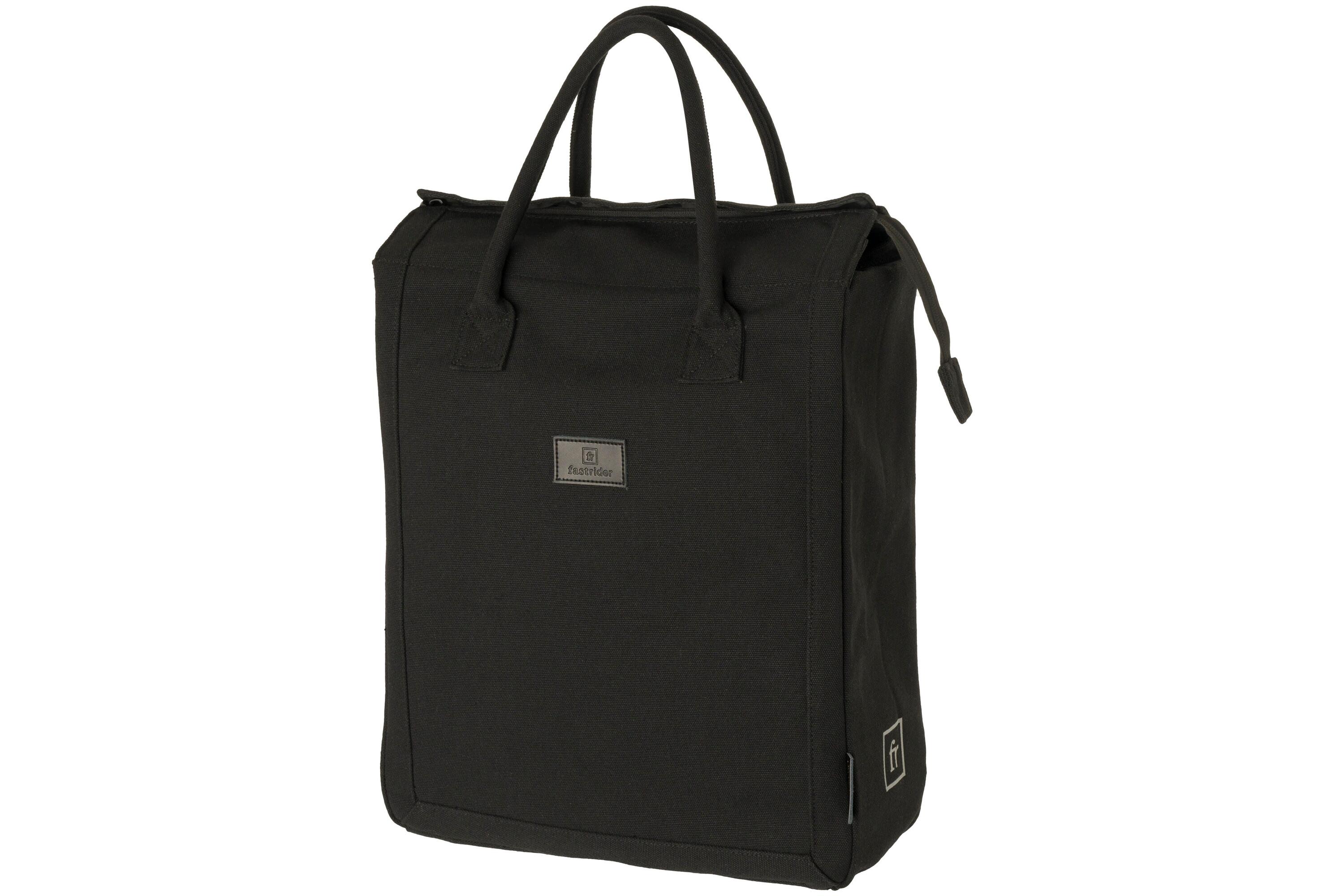Fastrider Canvas Classic Shopper Borsa da bicicletta singola Basics Click'nGo 5/5