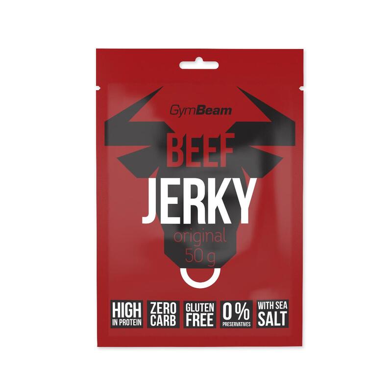 Suszona wołowina Beef Jerky GymBeam 50 g oryginalny