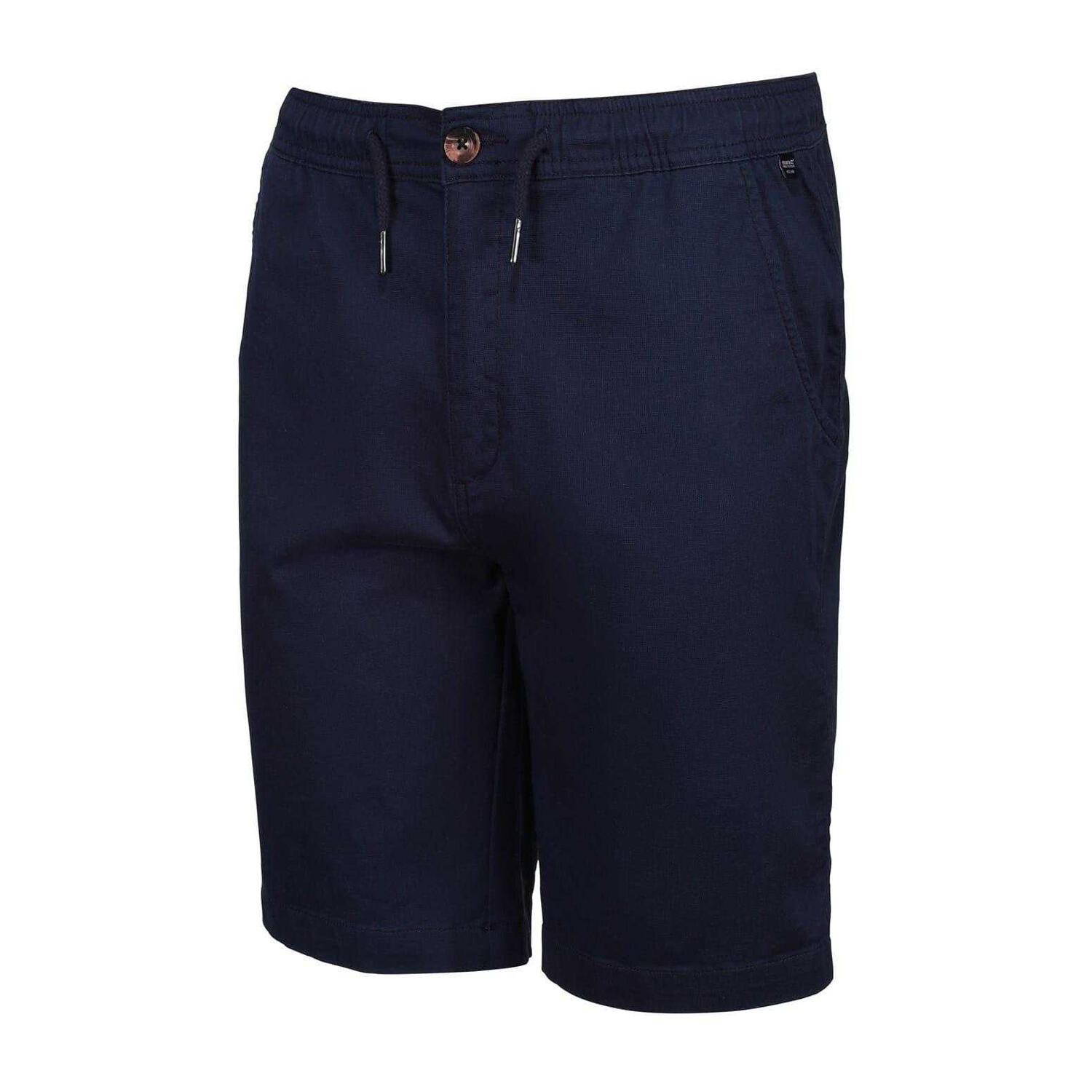 "Albie" Chino Kurze Hose für Herren Marine 3/4