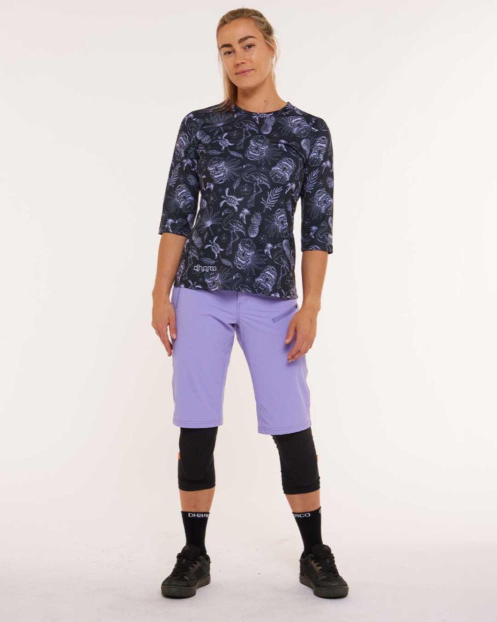 Pantaloncini da donna Dharco Gravity Viola 4/5