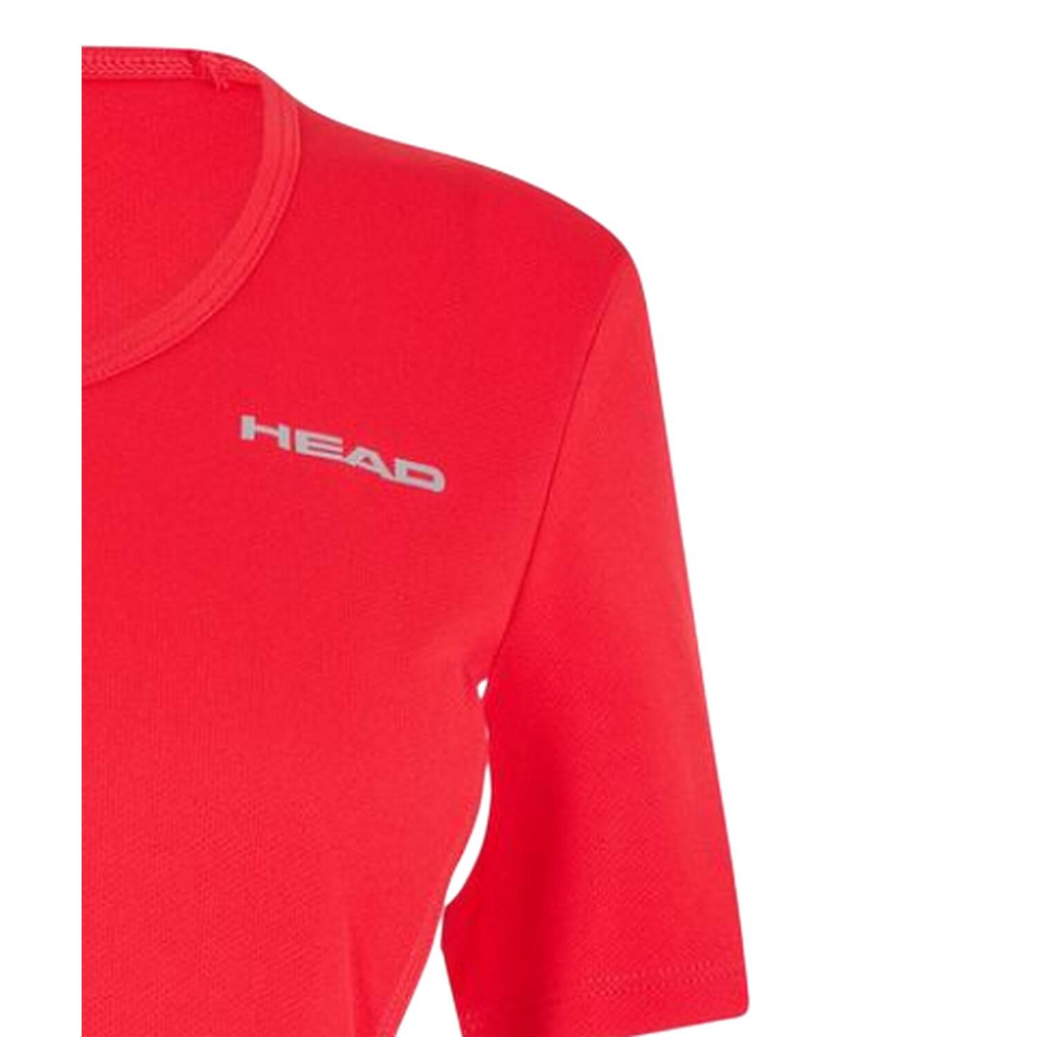 Maglietta Tessuto Tecnico Donna Head Rosso 3/3