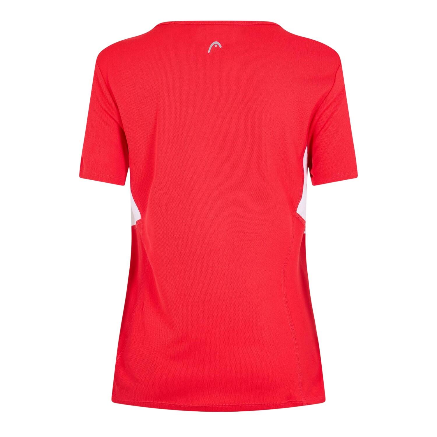Maglietta Tessuto Tecnico Donna Head Rosso 2/3