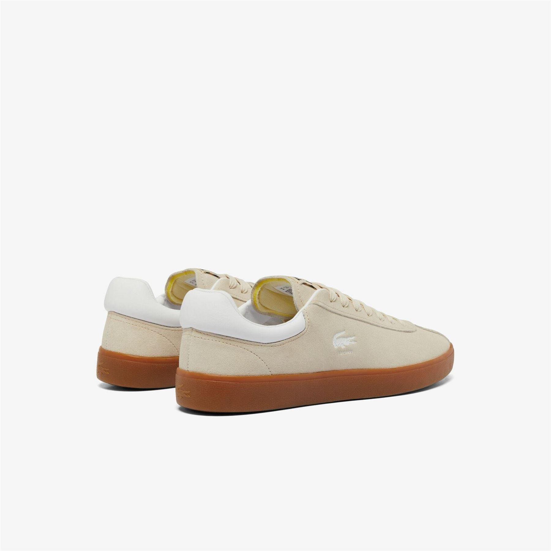 "Baseshot" Sneaker für , Wildleder Herren Naturweiß/Gummi Rosa 3/4