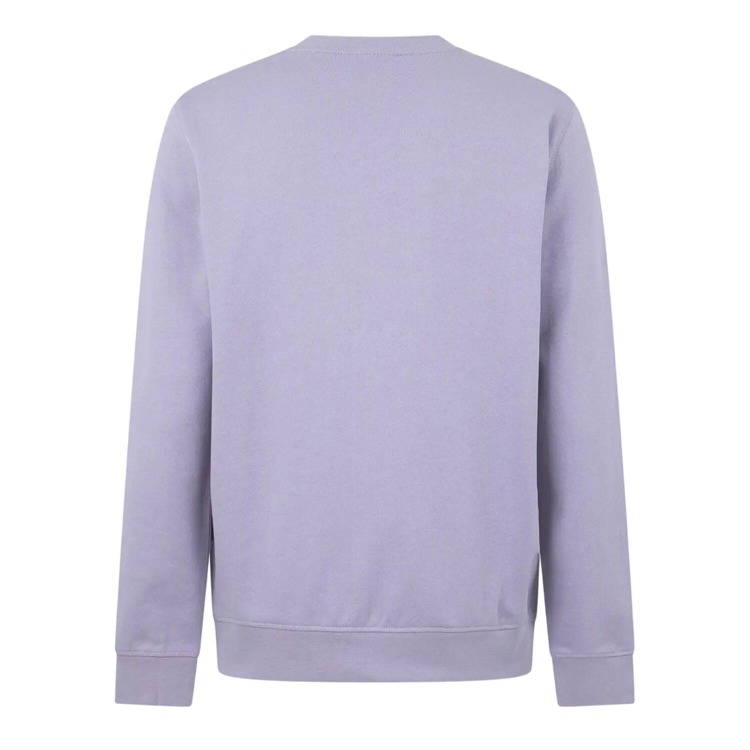 Felpa Cotone Premium Girocollo Uomo Boss Westart Viola 3/3