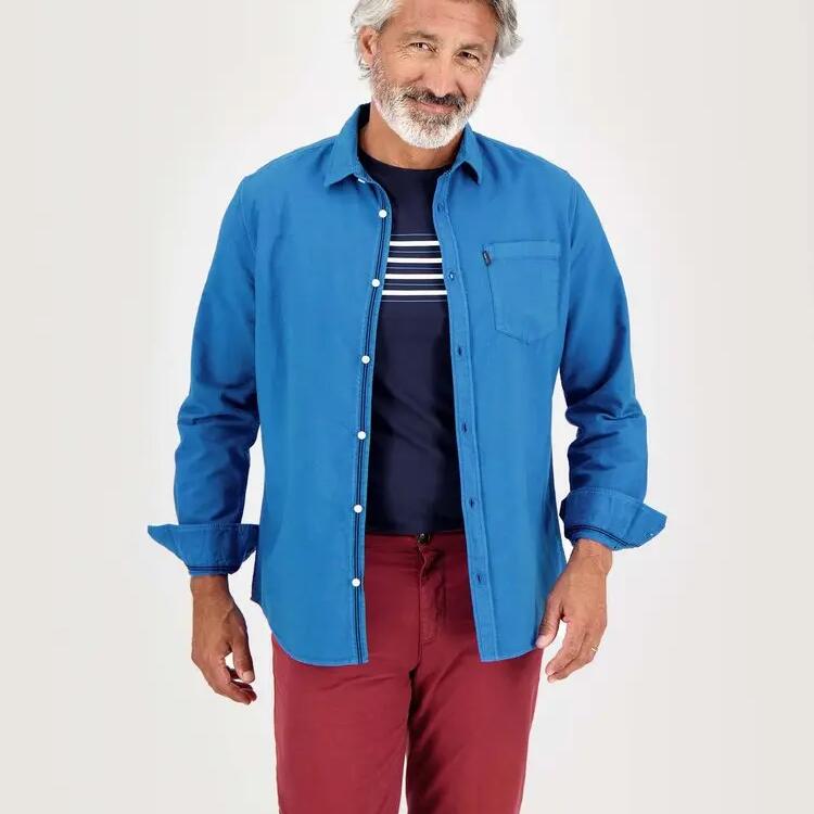 Men's Blue Shirt TBS BRODYCHE14442