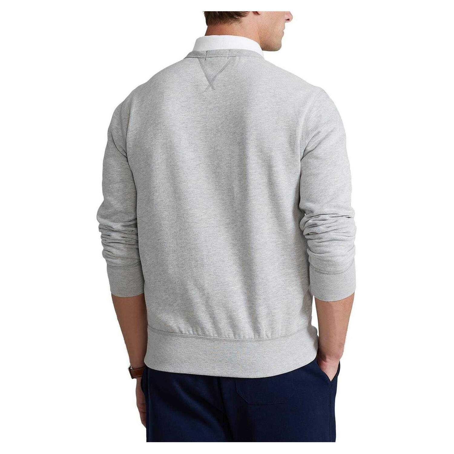 Sweatshirt für , Rundhalsausschnitt Herren Grau 3/3