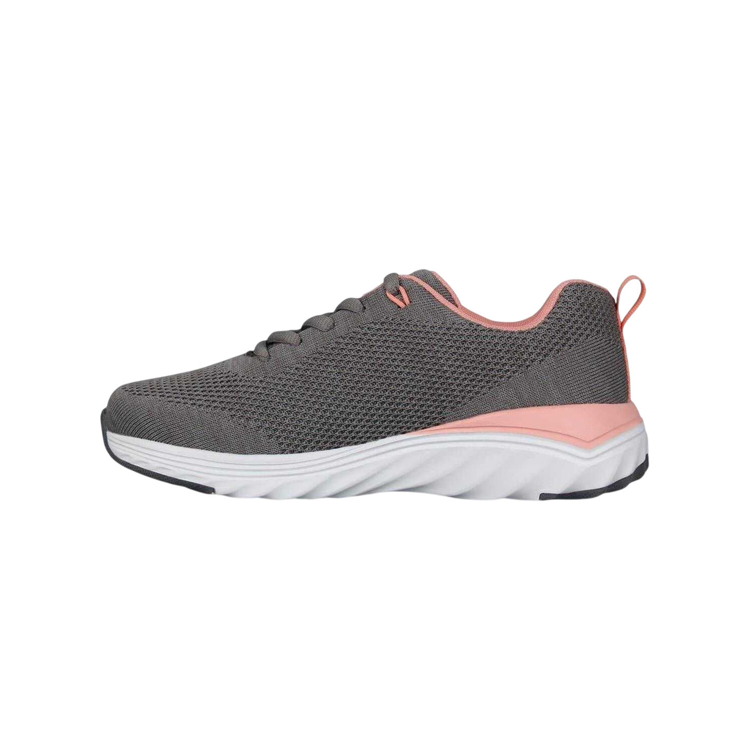 Womens/Ladies Jenson Trainers (Grey/Pink) 3/5
