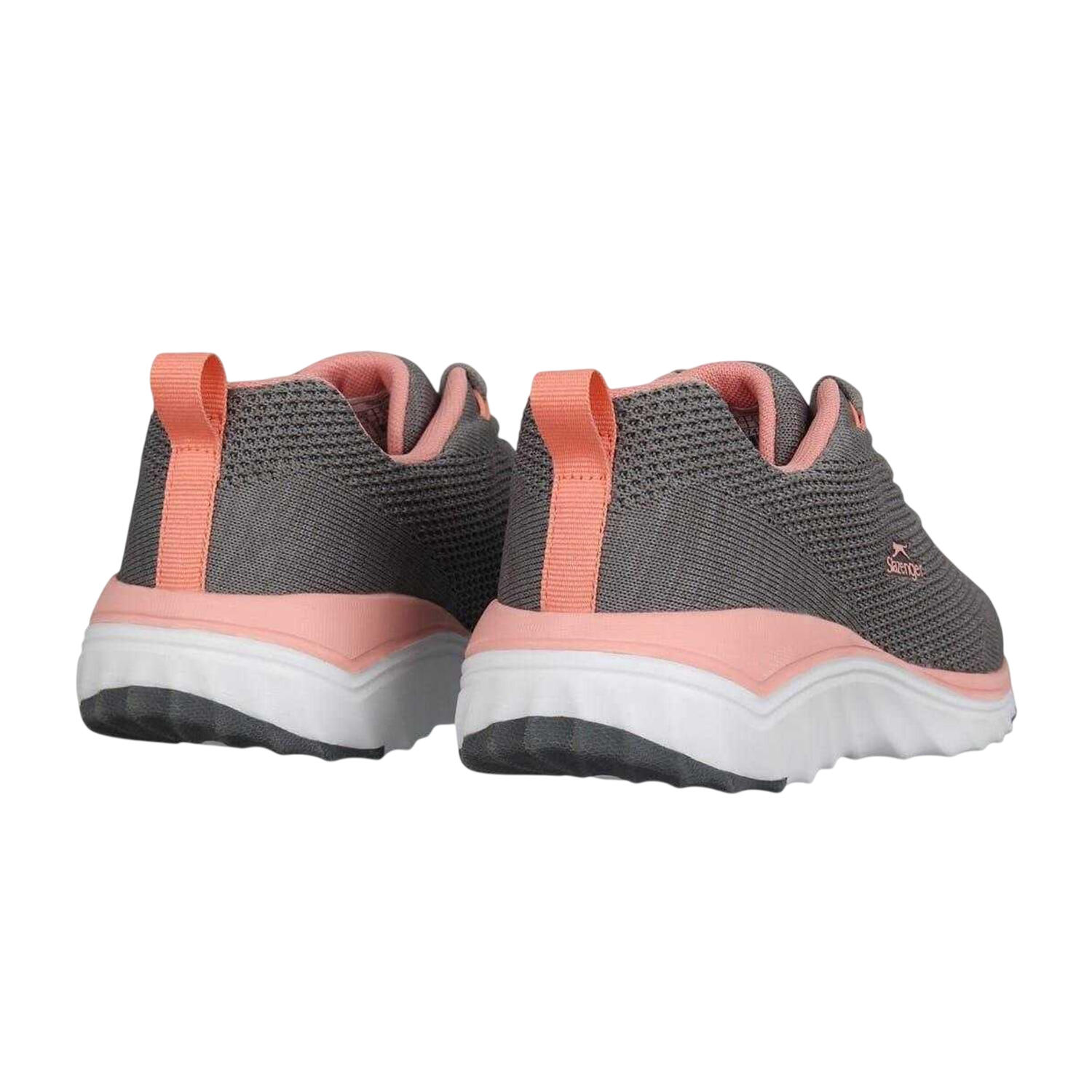 Womens/Ladies Jenson Trainers (Grey/Pink) 2/5