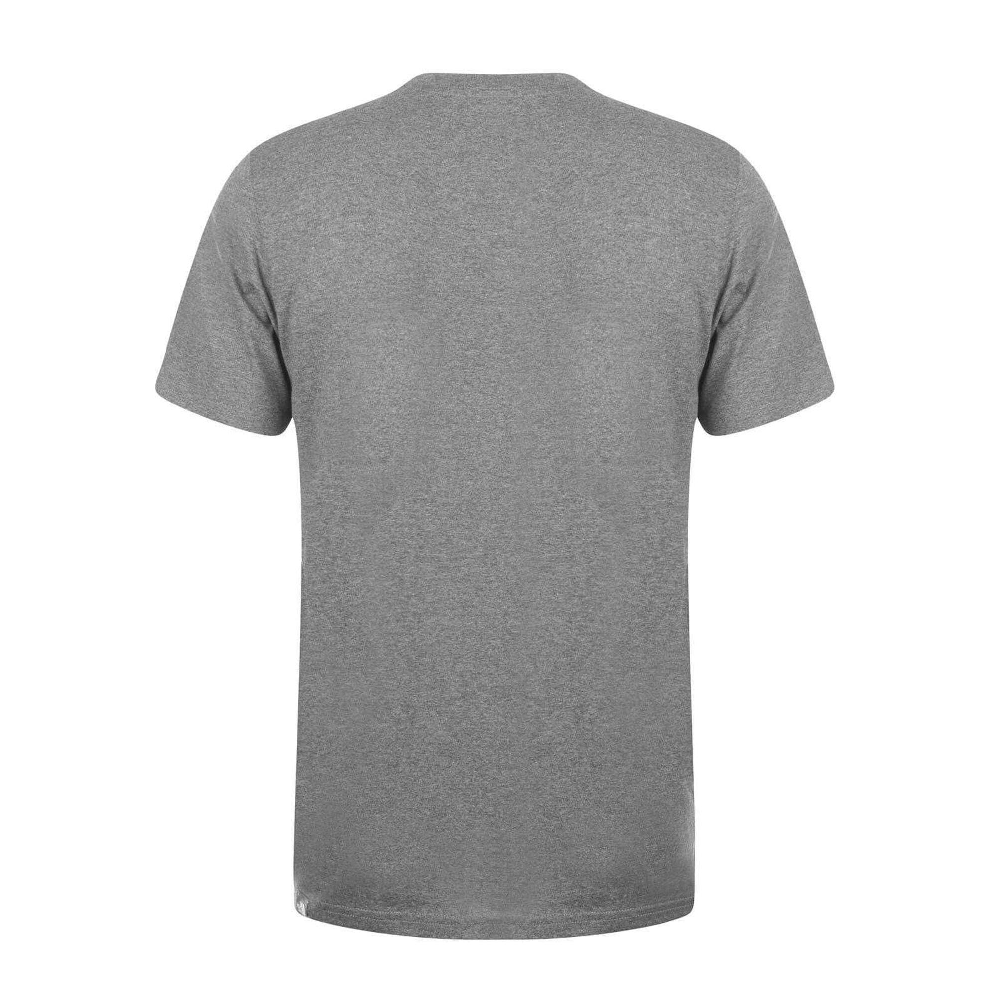 TShirt für Herren, Anliegend, kurzärmlig Damen und Herren Grauheide 2/2