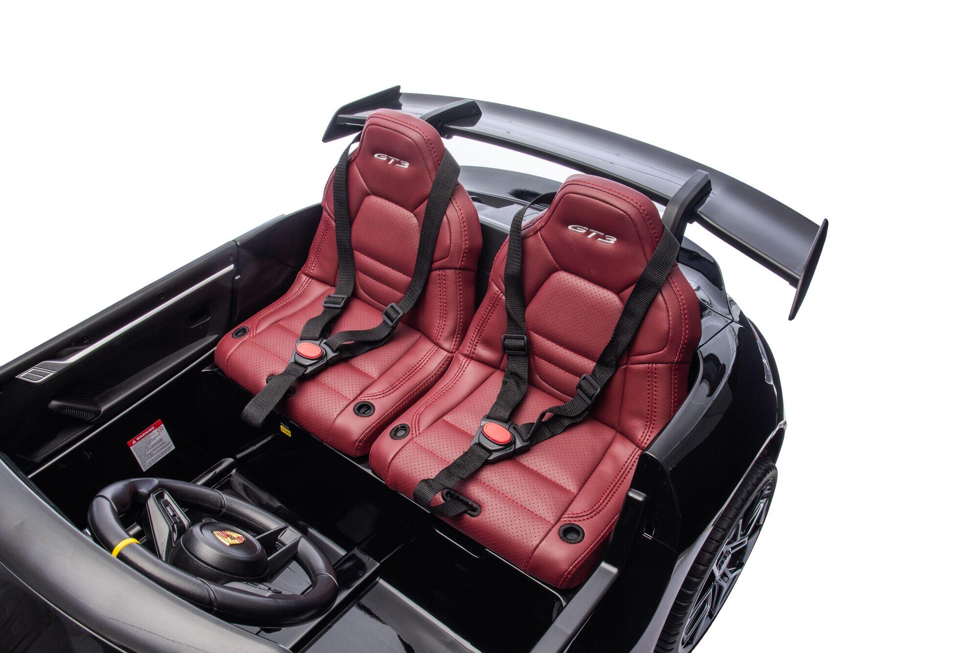 Kinder Elektroauto Porsche 911 GT3 - Schwarz (3 bis 8 Jahre) 3/7