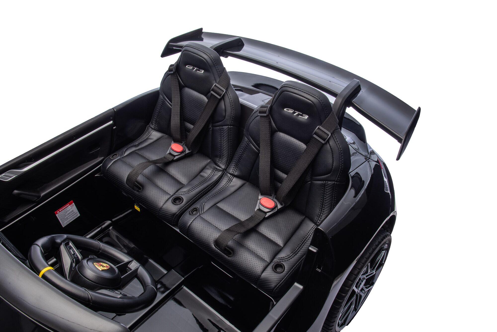 Kinder Elektroauto Porsche 911 GT3 - Schwarz (3 bis 8 Jahre) 2/7