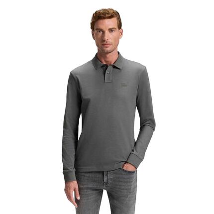Polo Manches Longues PASSERBY Homme (Gris)