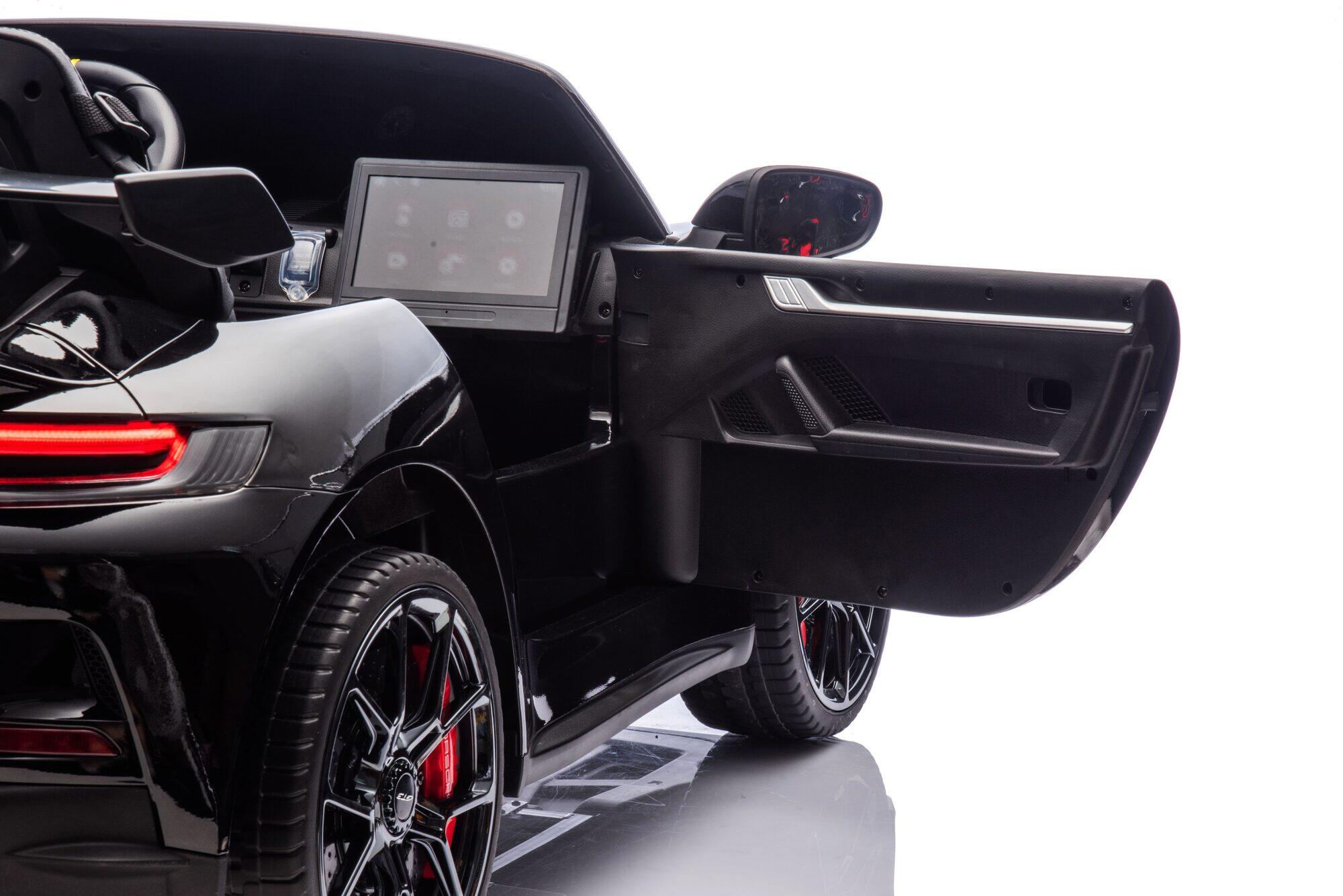 Kinder Elektroauto Porsche 911 GT3 - Schwarz (3 bis 8 Jahre) 7/7