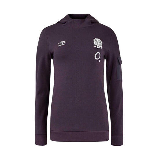 Sweat À Capuche Manches Longues Motif/style Rugby Angleterre Homme (Noir)