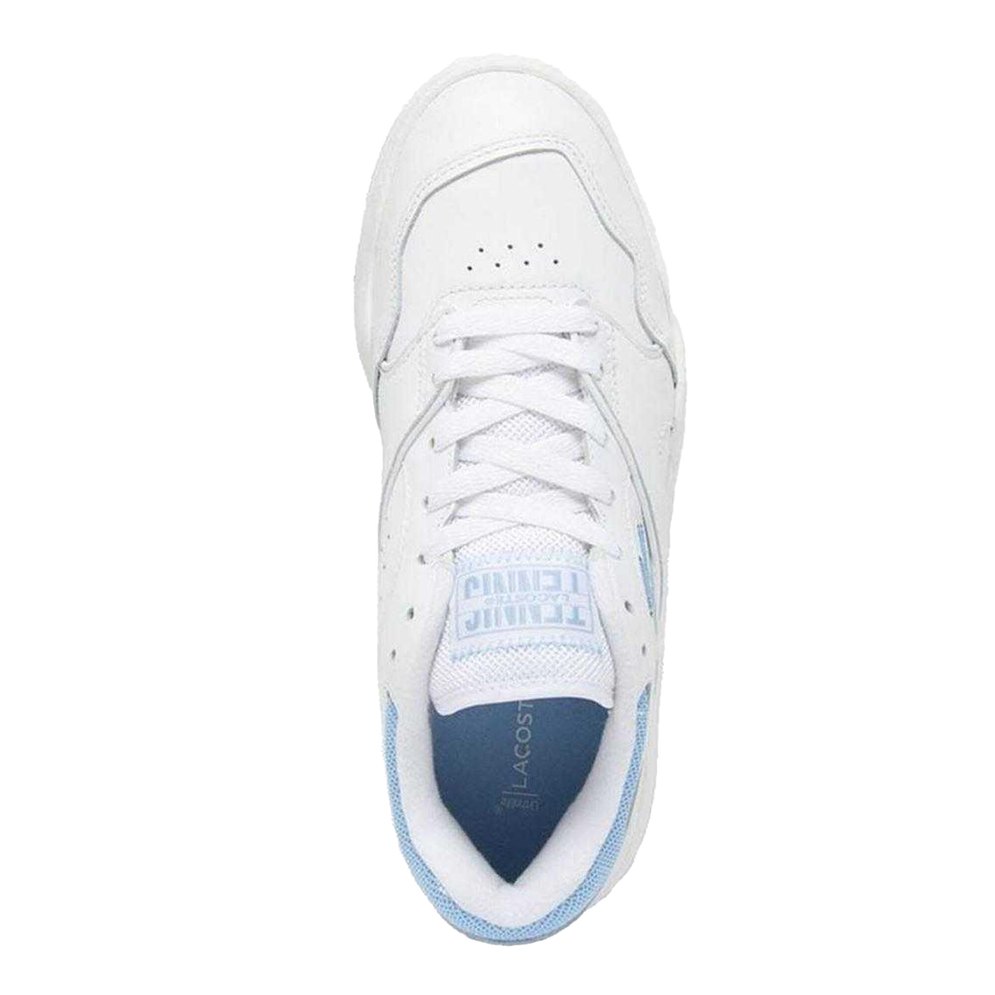 "Lineshot" Sneaker für , Leder Damen Weiß/Blau 3/4
