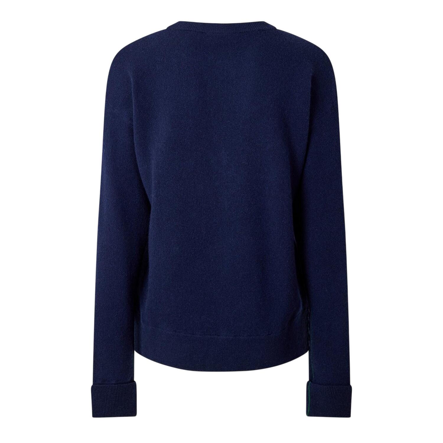 Pull Femme (Bleu Marine Foncé) 2/2