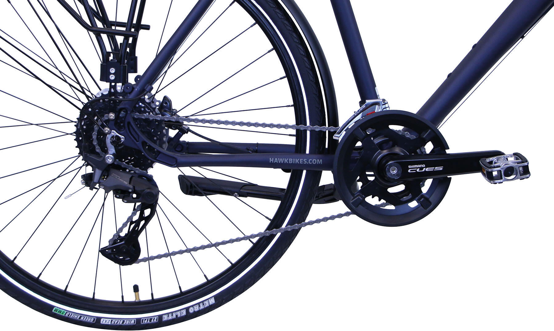 HAWK Trekking Fahrrad Gent Deluxe Ocean Blue 28 Zoll 20-Gang 5/6