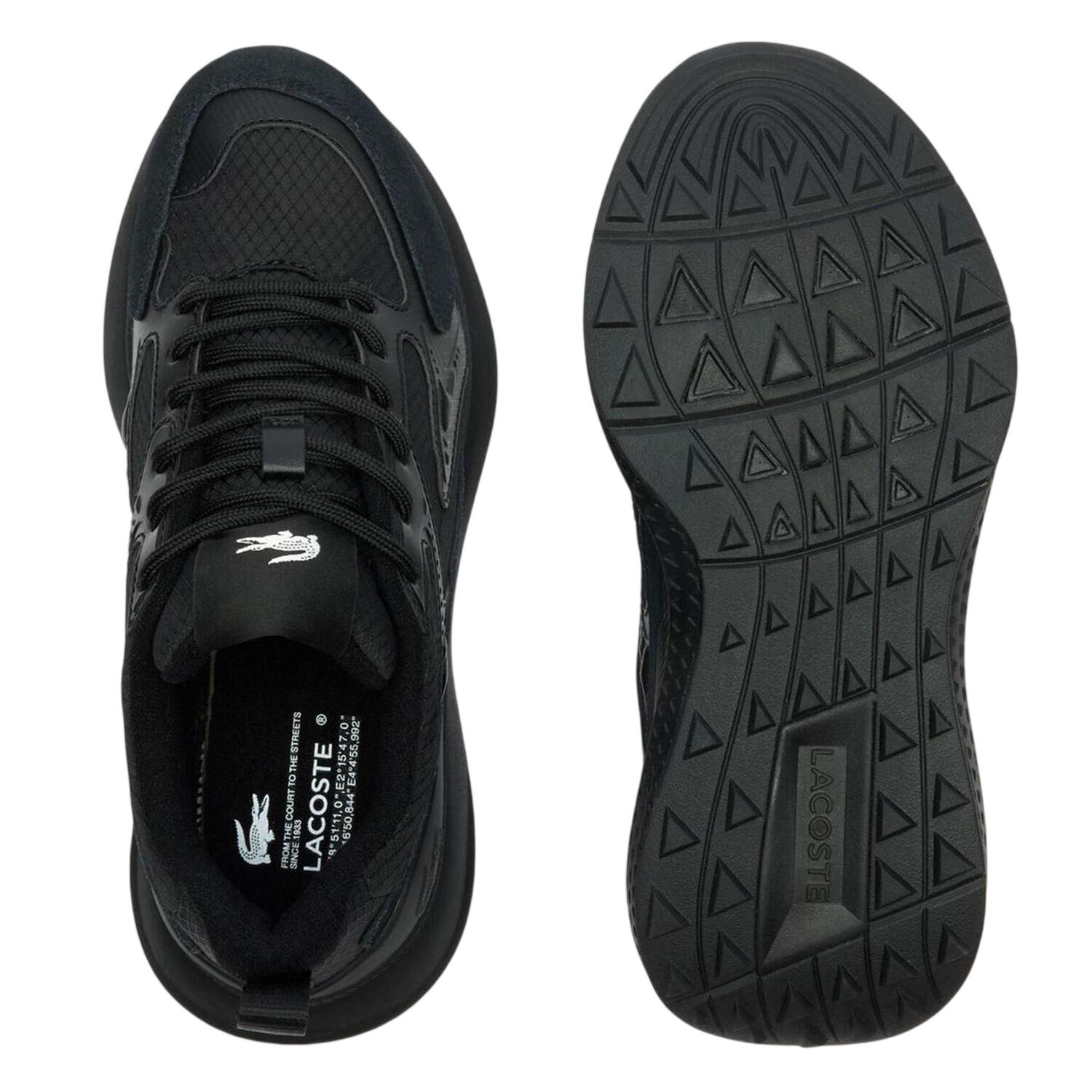 Scarpe Sportive OrtholiteDonna Lacoste L003 Evo Nero 3/4