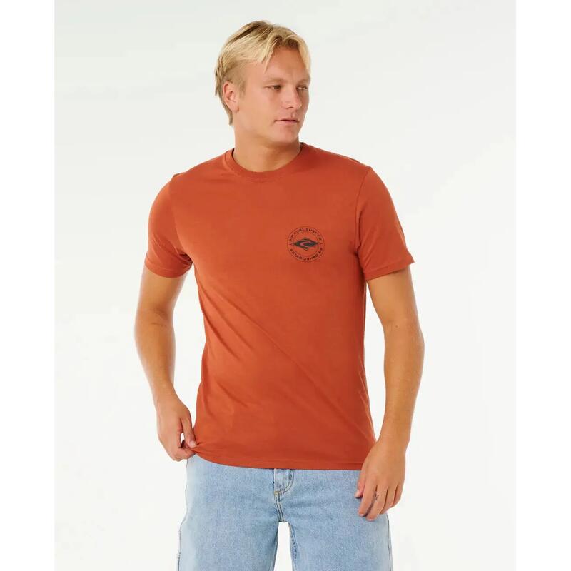 Rip Curl Staple TEE - Baked Clay