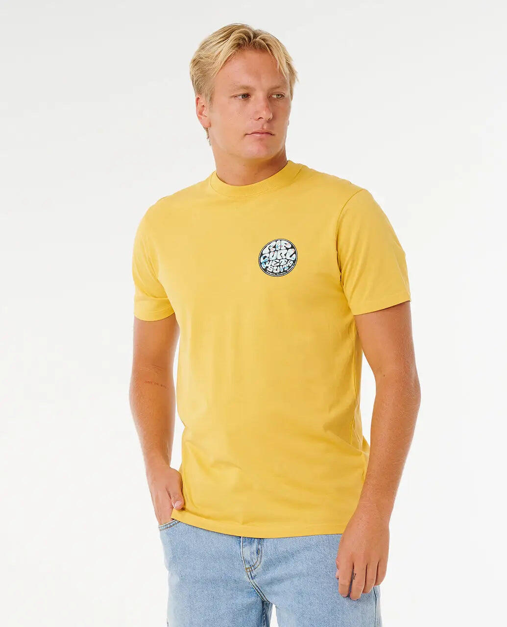Rip Curl Wettie Passage Icon TEE - Ochre 2/7