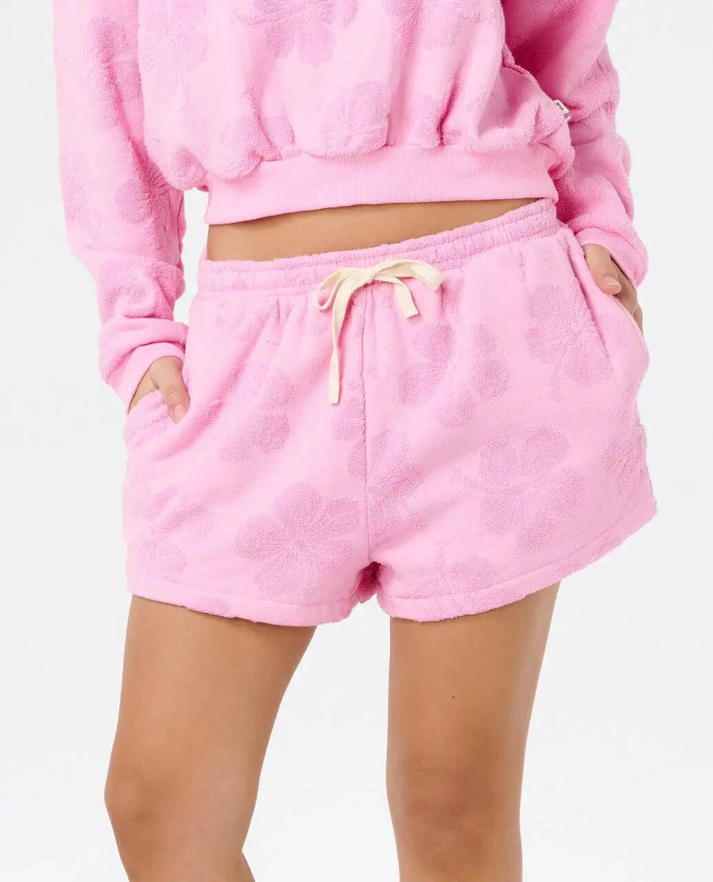 Rip Curl Paradise Terry Beach Short - Pink