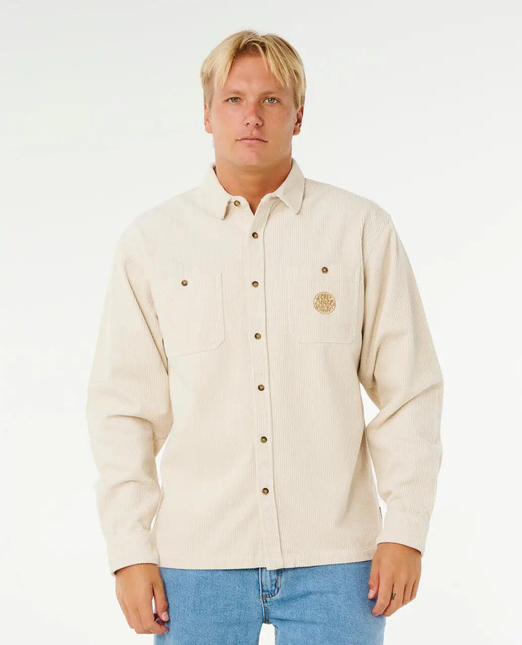 Rip Curl Premium Surf Cord L/S Shirt - Sand Dune 4/7