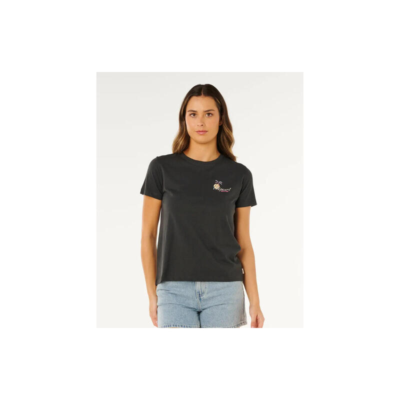 Rip Curl Tide Line Standard TEE - Washed Black