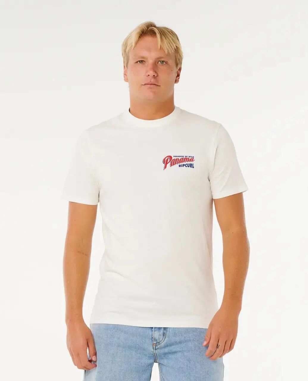 Rip Curl Desti Animals TEE - Bone 6/7