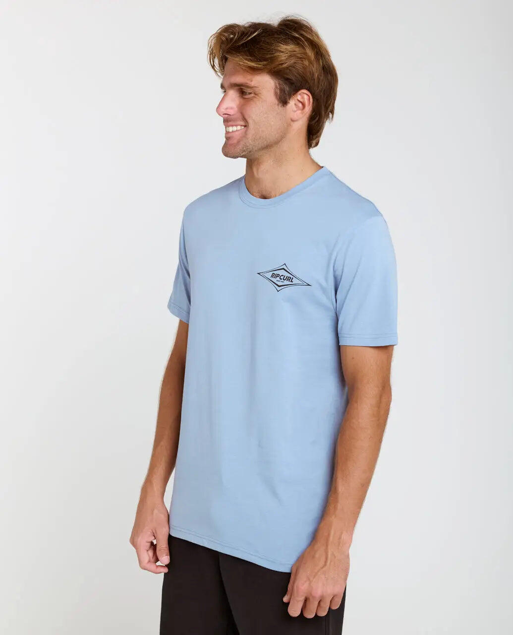 T-shirt Heren Streamline Diamond Standard Tee - Faded Denim 7/7