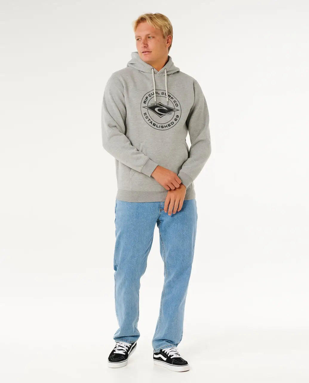 Sweat Homme Stapler à capuche - Grey Marle 7/7
