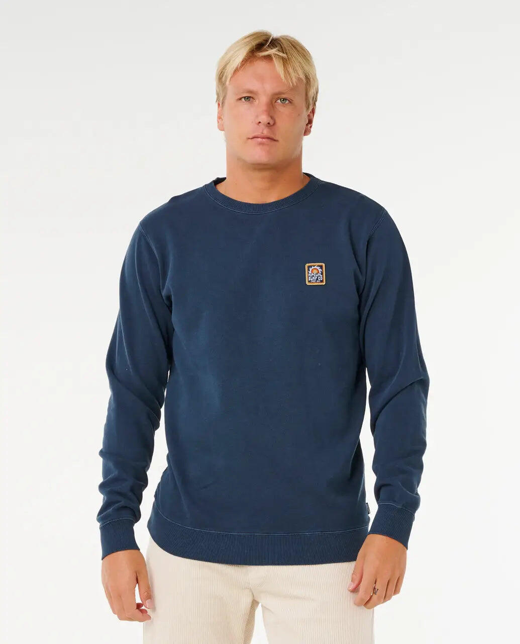 Rip Curl Pacific Rinse Patch Crew - Dark Navy 3/7