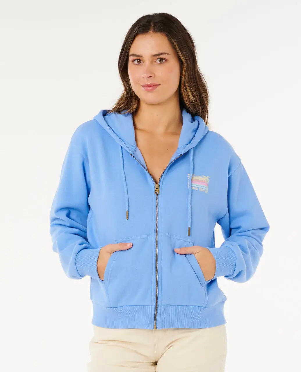 Rip Curl Aloha ZIP Thru - Cornflower Blue 4/7