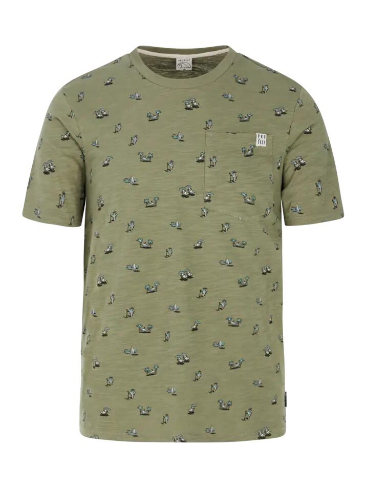 Protest PRTElston t-shirt - Artichoke green 4/7