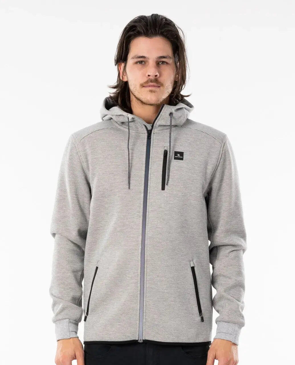 Rip Curl Anti Series Departed Zip Thr - Grey 3/7