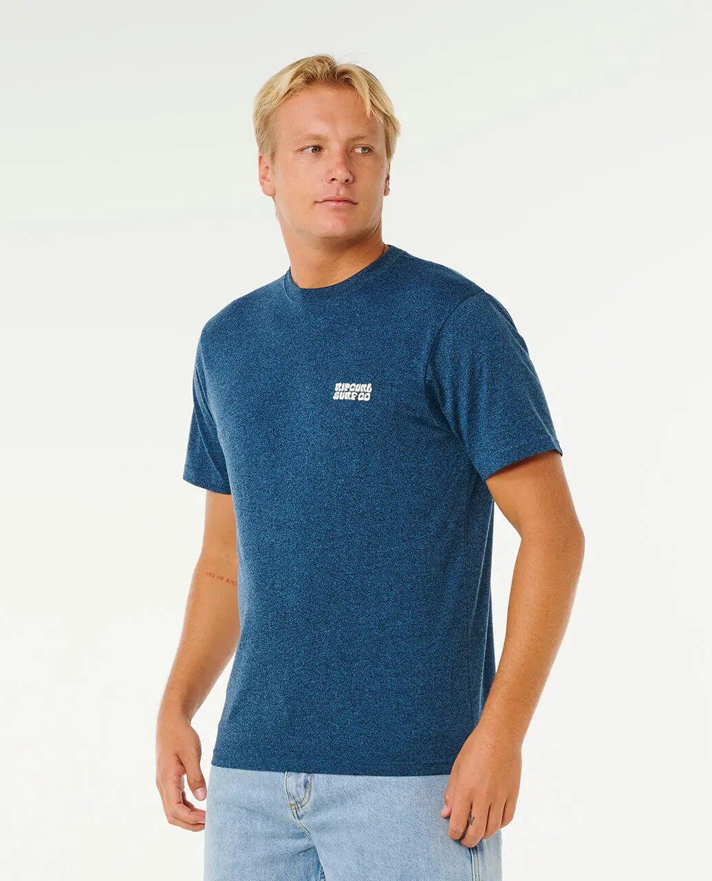 Rip Curl Easy Embroid TEE - Navy Marle 1/7