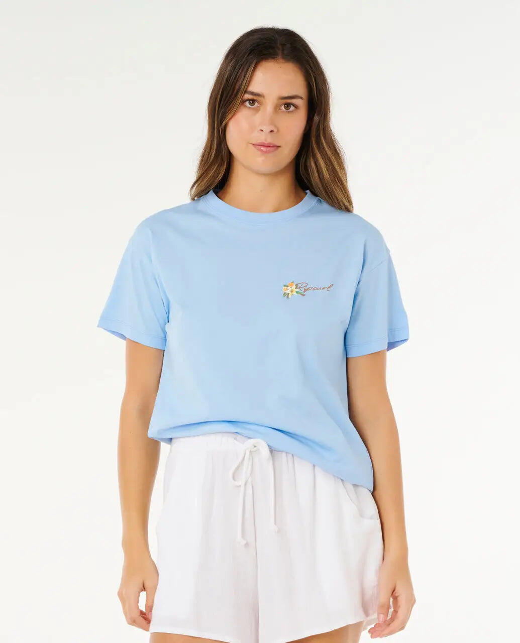 Rip Curl Poolside Relaxed TEE - Light Blue 4/7