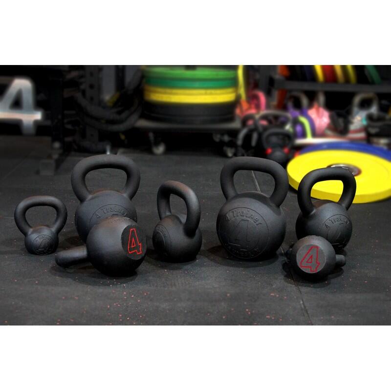 Kettlebell 16KG - BL4CK IRON - 4TRAINER